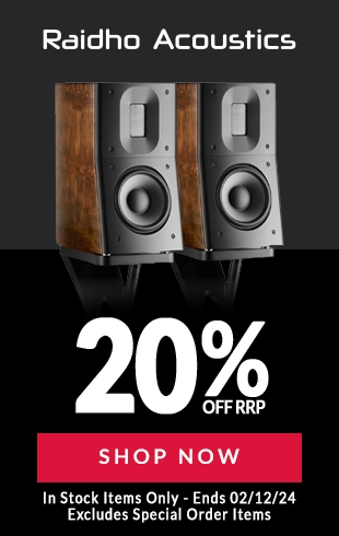 Black Friday Deals - Save 20% Off RRP on Raidho Acoustics!