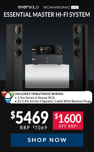 Eversolo DMP-A6 Master Edition + Eversolo AMP-F2 + Scansonic M20 Streaming Essential Master Hi-Fi System!