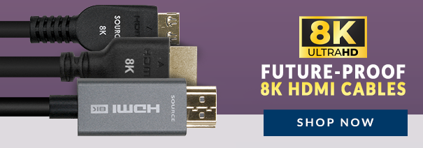 Shop Our Range of 8K UHD HDMI Cables!