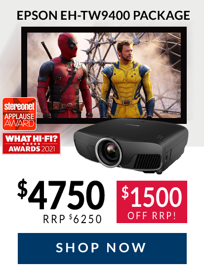 Projector & Screen BIG VALUE Package Deals! Epson EH-TW9400!