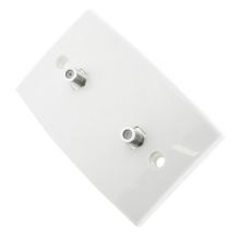 2Gang F-Type Wall Plate for TV Antenna / Aerial WPF1202