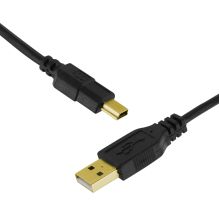 3m USB 2.0 Cable Type A Standard to USB Mini Type B Gold Plated CC233