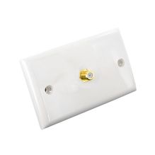 F-Type Wall Plate for TV Antenna Flylead Cable Socket Outlet TVA22