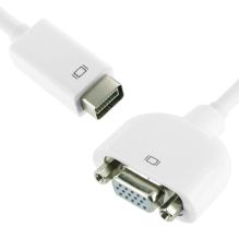 20cm Mini DVI Male to VGA Female Cable White DV438720CM