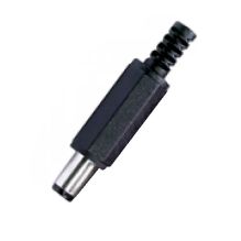 Avico DC Plug 1.6mm Hole Black Plastic DCP16
