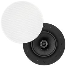 Selby 6.5" Kevlar Cone In-Ceiling Speakers Pair Ultra Discreet Edgeless Frameless ICFS6