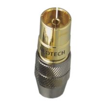Neotech Origin Gold PAL Female Coaxial Socket 7.3mm Cable Entry NC21