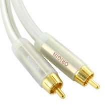 Neotech Origin 8mm Stereo Audio Cable 2RCA to 2RCA Red White ORI803