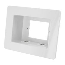 Wallplate Wall Plate Recess Box White DIY Home Theatre etc P8050A