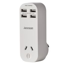 Jackson 1 Amp 4-Port USB Charger PT4USB