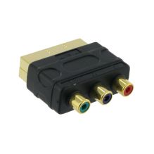 SCART to Component Video Adaptor Gold Plated VSA6