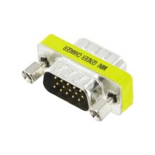 VGA Cable Joiner Mini Gender Changer Adapter Plug for Computer Monitor VJ4009