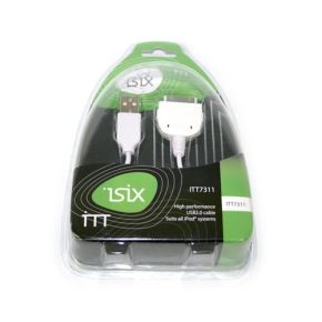 1.2m iPod Sync Cable USB 2.0 480Mbps White ITT7311