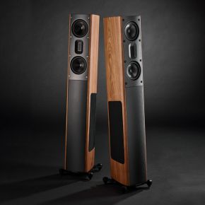 Scansonic MB3.5 B Floorstanding Speakers Walnut Pair