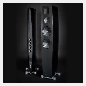 Scansonic Q10 Floorstanding Speakers Pair High Gloss Black