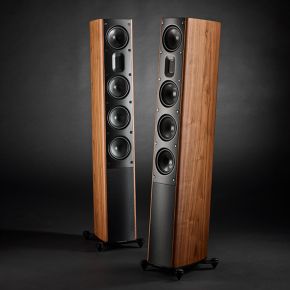 Scansonic MB5 B Floorstanding Speakers Walnut Pair