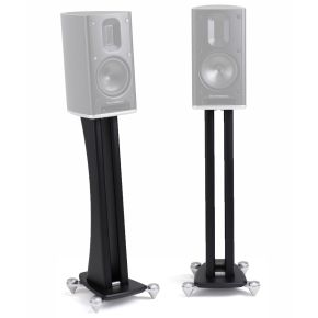 Scansonic Raidho Twin Pillar Speaker Stands Pair Black/Silver