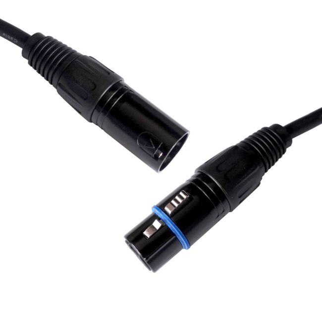 5m Balanced XLR Audio Cable Microphone Mic Lead Black Selby   Mcx536 01 4 