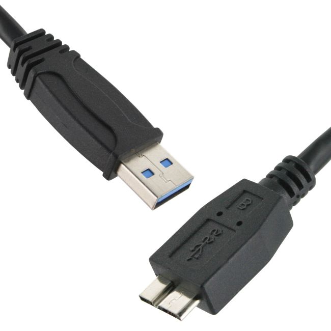 2m USB 3.0 SuperSpeed Data Cable Type A Male To Micro B Male High Speed ...