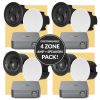 WiiM Amp & Krix Speakers 4 Zone Gold Pack