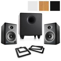Audioengine A5+ with S8 Subwoofer Wireless Desktop Audio System