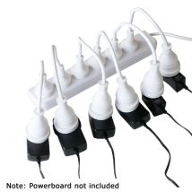 Mains Power Extension Lead Cord Standard Australian AU 3-Pin Plug Custom  Length Color SAA Approved - Cablesgo