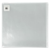 Pack of 100 12" Vinyl Outer Record Sleeves Ultra Clear